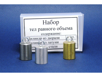 Набор тел равного объема.